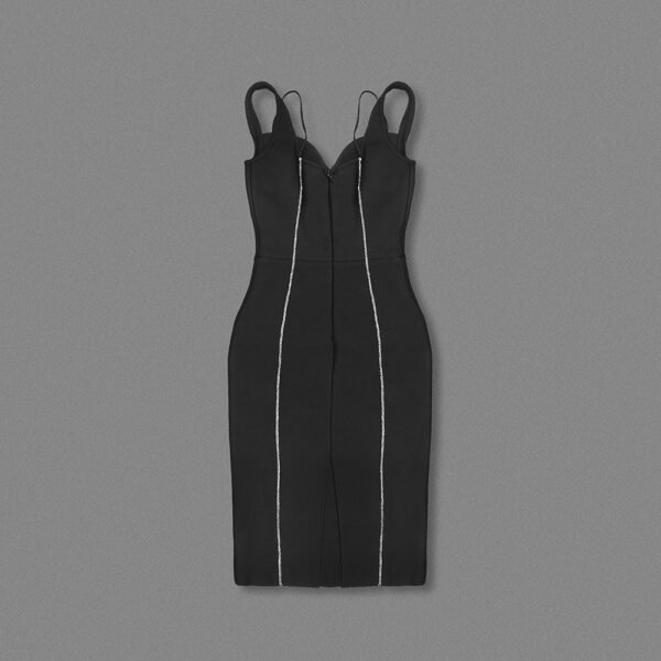 Eclipse Bodycon Dress – Rhinestone Cutout Cocktail Dress