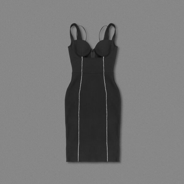 Eclipse Bodycon Dress – Rhinestone Cutout Cocktail Dress