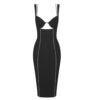 Eclipse Bodycon Dress – Rhinestone Cutout Cocktail Dress