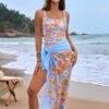 Floral One-Piece Swimsuit – Effortless Elegance for Summer
