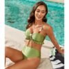 Beaded Three-Piece Bikini Set – Boho Beach Chic