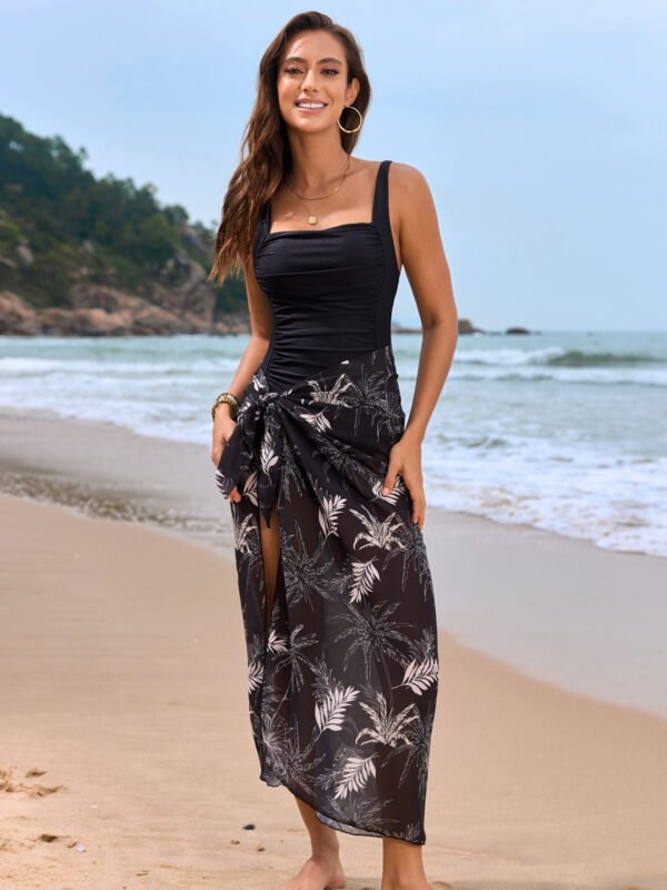 Floral One-Piece Swimsuit – Effortless Elegance for Summer