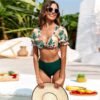 Metal High-Waist Bikini – Chic & Playful Beachwear
