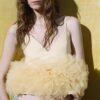 Hem Silk Net Camisole