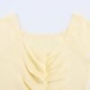 Pleated French Knitted Vest Top