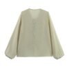 Translucent Ruffle Blouse