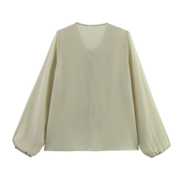 Translucent Ruffle Blouse