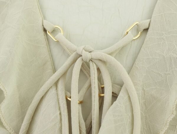 Translucent Ruffle Blouse