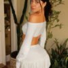 Sunset Muse Off-Shoulder Mini Skirt Set
