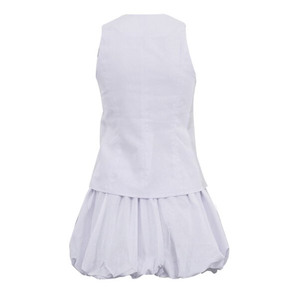 Summer Charm Cotton Two-Piece Skirt Set