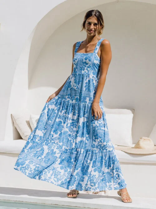 Soleia Boho Midi Dress
