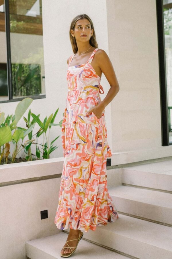Soleia Boho Midi Dress