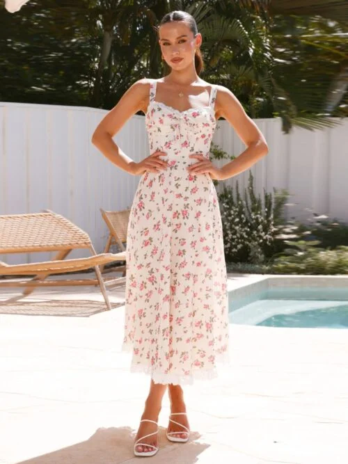 Wild Lace Bloom Dress