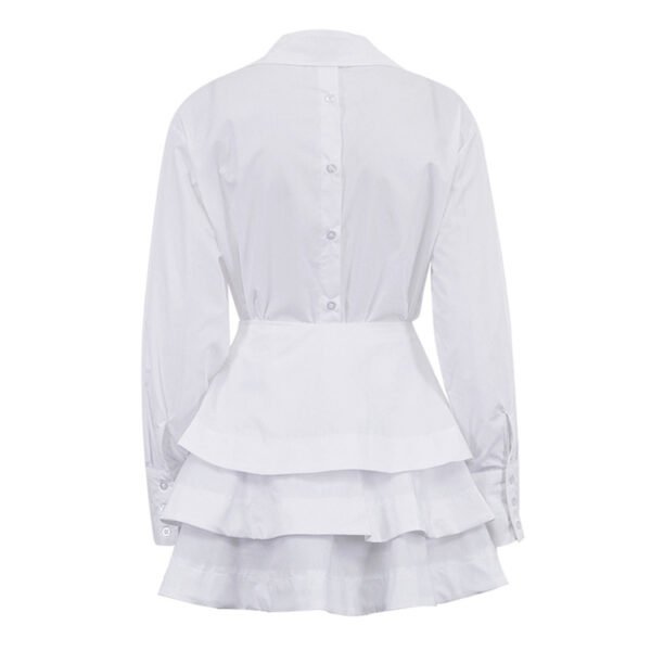 Power Poise White Shirt & Skirt Set