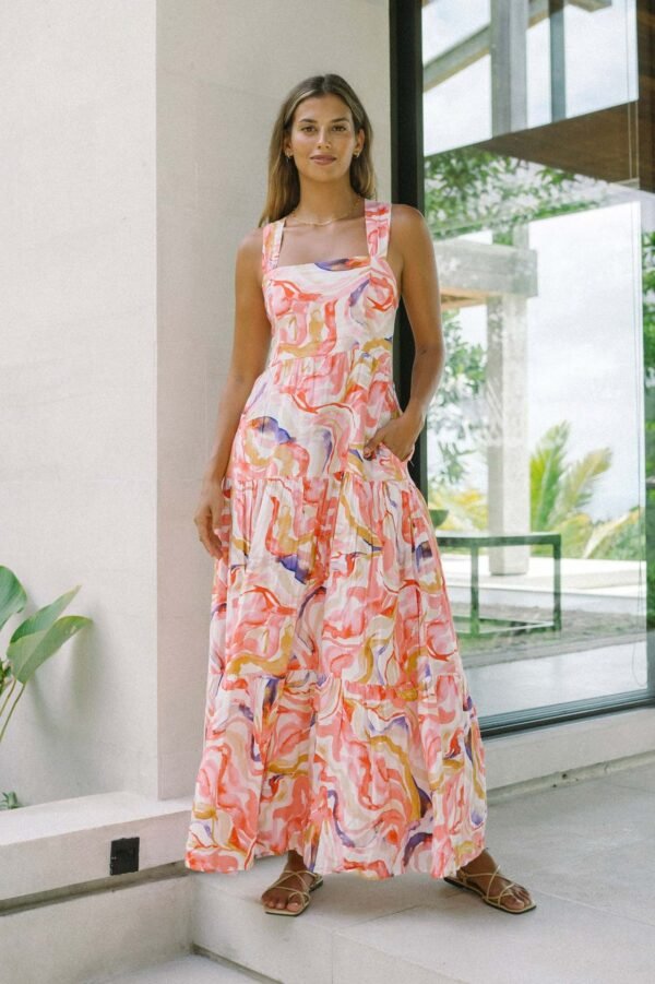 Soleia Boho Midi Dress