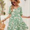 Wild Bloom Mini Dress