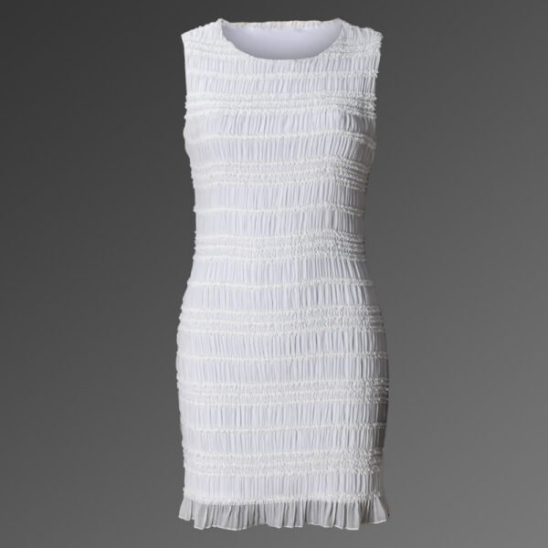Summer Hollow Out Striped Bodycon Dress