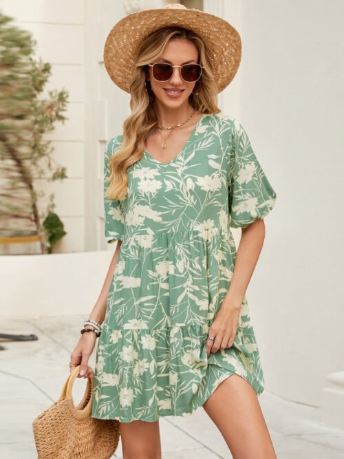 Wild Bloom Mini Dress