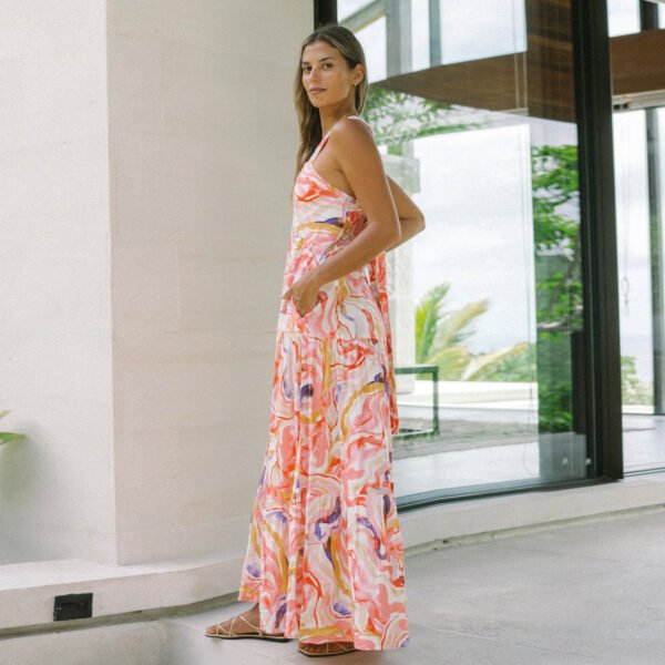 Soleia Boho Midi Dress