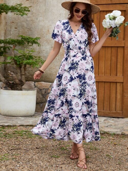 Élodie Smocked Maxi Dress