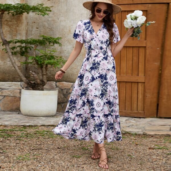 Élodie Smocked Maxi Dress