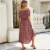 Rosalie Off-Shoulder Midi