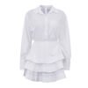 Power Poise White Shirt & Skirt Set