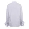 Floral Stitch Cotton Office Shirt