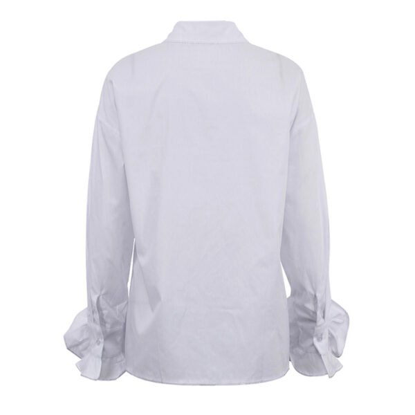 Floral Stitch Cotton Office Shirt