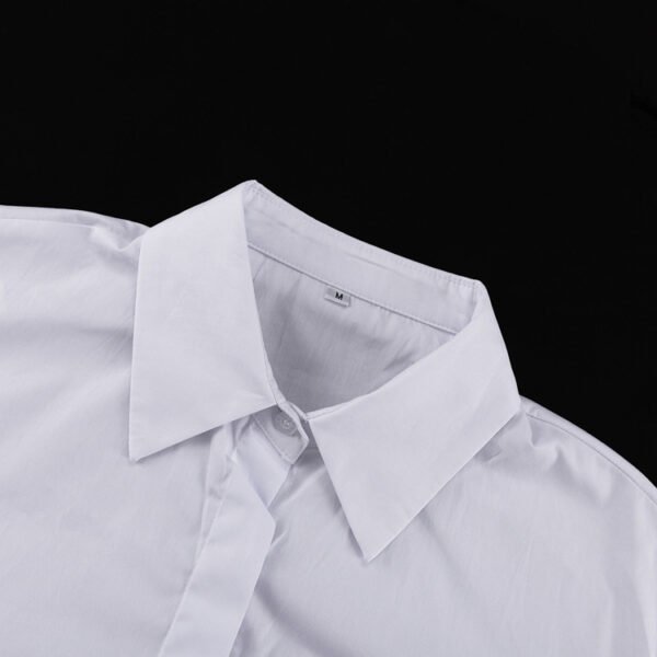 Floral Stitch Cotton Office Shirt