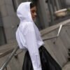 Hooded Cotton Office Cardigan Shirt